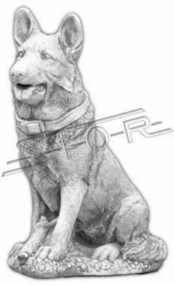 Tuindecoratie Duitse herder Terras Stenen Figuren Figuur
