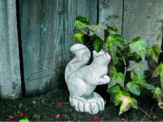 Tuindecoratie eekhoorn decoratie terras steen figuren figuur standbeeld