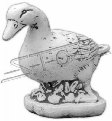 Tuindecoratie Eend Terras Steen Figuren Decoratie Figuur Standbeeld Sculptuur