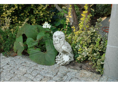 Tuindecoratie Uil Terras Steen Figuur Figuur Decoratie Standbeeld