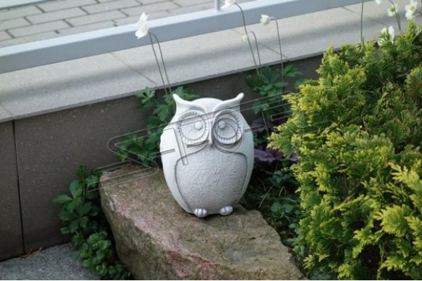 Tuindecoratie Uil Terras Steen Figuren Figuur Decoratief Natuur Standbeeld