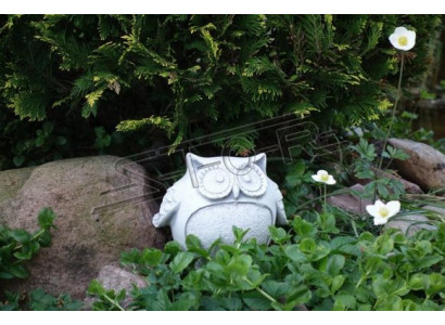 Tuindecoratie Uil Terras Steenfiguren Figuur Standbeeld Sculptuur
