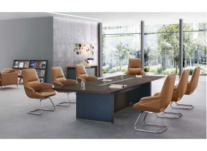 Conference room meeting table + 6x chairs Training tables Tables 7 pcs.