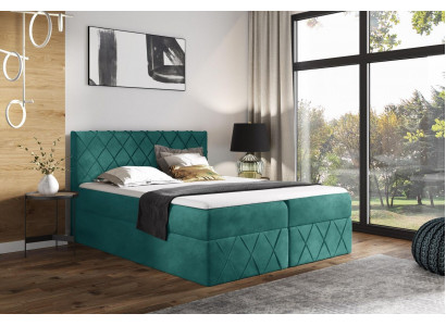 Luxe design gestoffeerd bed Bedden Designbed NIEUW 160x200cm Boxspring nieuw