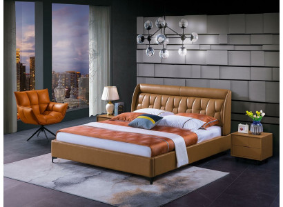 Luxe slaapkamer meubels bed 2x nachtkastje set bedden hotel meubels 3-delig. Wonen!