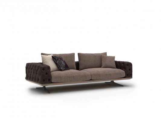 Luxe woonkamer bank driezitsbank Modern design Gestoffeerde bankstellen Nieuw