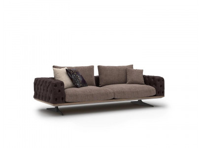 Luxe woonkamer bank driezitsbank Modern design Gestoffeerde bankstellen Nieuw