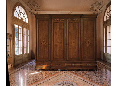 Massief houten kledingkast meubels kast slaapkamer kasten Gemaakt in Italië Nieuw