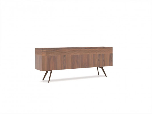 Modern design eetkamer compleet eettafel 4x stoelen luxe dressoir nieuw vitrine