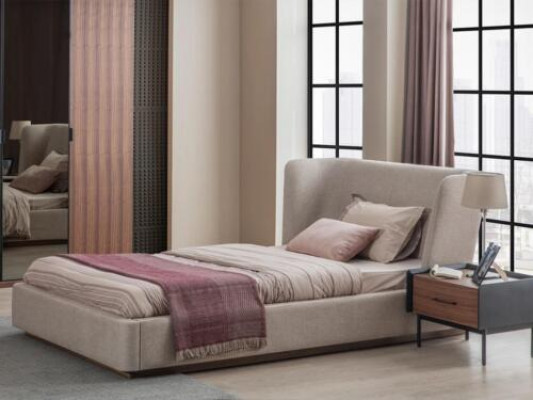 Modern compleet bed luxe nachtkastje slaapkamer set 2-delig houten meubilair