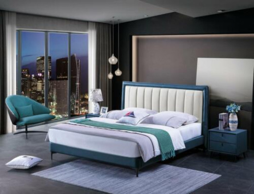 Slaapkamer Groep Bed Luxe Meubels Bedden Nachtkastjes 3-delige Set
