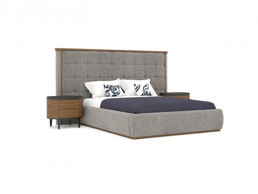 Slaapkamer Luxe Set 4-dlg Bed 2x Nachttafels Ontwerp Bank Modern Meubilair