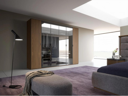 Slaapkamer Luxe Set 4-dlg Bed 2x Nachttafels Ontwerp Bank Modern Meubilair