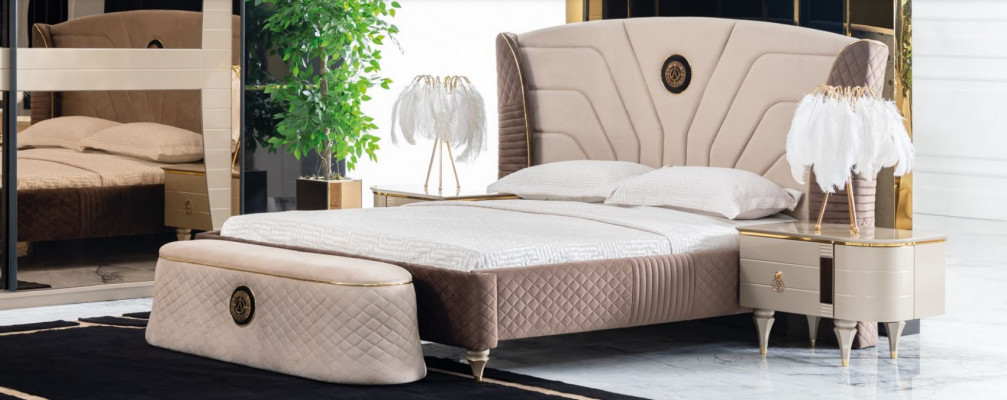 Bedden Tweepersoonsbed Hotel Bedframe Dubbel Hout Meubels Bed Bekleding Luxe Ontwerp