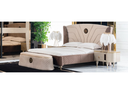 Bedden Tweepersoonsbed Hotel Bedframe Dubbel Hout Meubels Bed Bekleding Luxe Ontwerp
