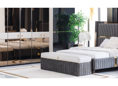 Ontwerp Zitbanken Voetenbank Stoel Houten Zithocker Luxe Bank Stoffen Kruk Bank