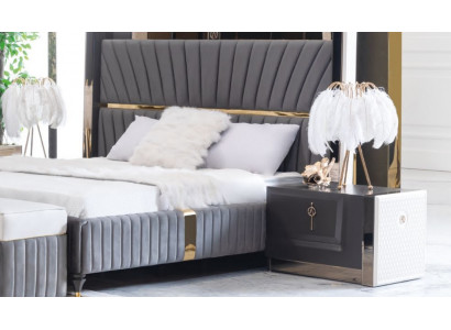 Nachtkastje Bijzettafel Tafel Houten Tafels Slaapkamer Meubels Nachtkastjes Grijs