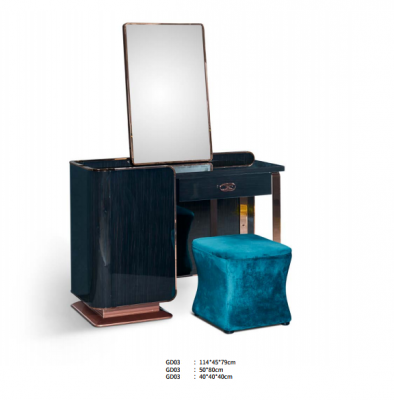 Kaptafel Kruk Hout Textiel Slaapkamer Creatief Modern Ontwerp Meubels Luxe