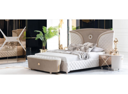 Tweepersoonsbedden Modern bedframe Beddenset 3-delig Slaapkamer Bed Nachtkastje