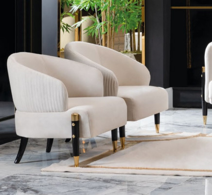 Bekleding Moderne Eenpersoons Designer Grijze Relax Nieuwe Woonkamer Luxe Fauteuil Hotel