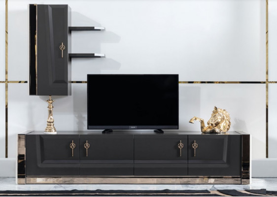 sidebaord Woonkamermeubilair tv Lowboard Tv-standaard Ontwerp rtv Kast Woonwand