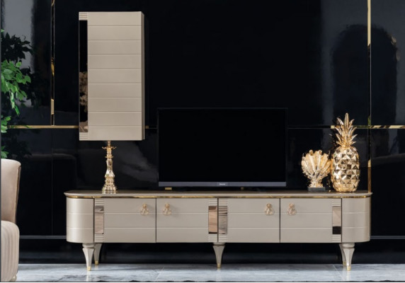 Dressoir Kast Muur Moderne tv Houten Garnituur Set Meubels Woonkamer Vitrine rtv
