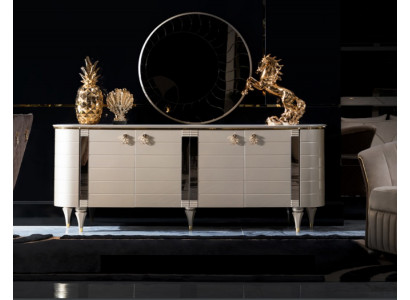 Luxe ladenkast kast plank console meubels houten kast spiegel ladekast kast