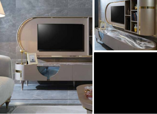 tv-kast Lowboard tv-meubel kasten woonkamerkast dressoir ladekast nieuw