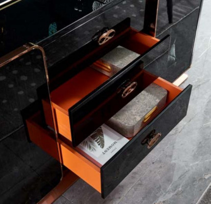 Kommode Sideboard Design Meubelen Hout Lades Dressoir Massief houten Side.