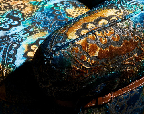 Ontwerp fauteuil bank sofa ontspan stof lounge luxe tv club bekleding