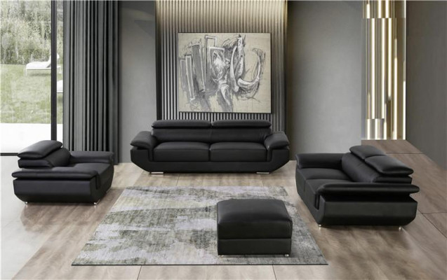 Sofaset met 3+2+1 zitplaatsen, modern design bankstel, gestoffeerde banken.