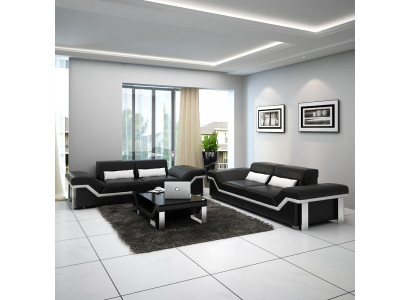 Sofaset 3+3-zits set Ontwerp Bank Bekleding Banken Bank Modern