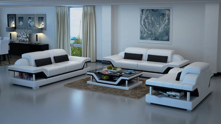 Sofaset Compleet Set Woonkamer Garnituren 3+1+1 Zits Bank Bekleding