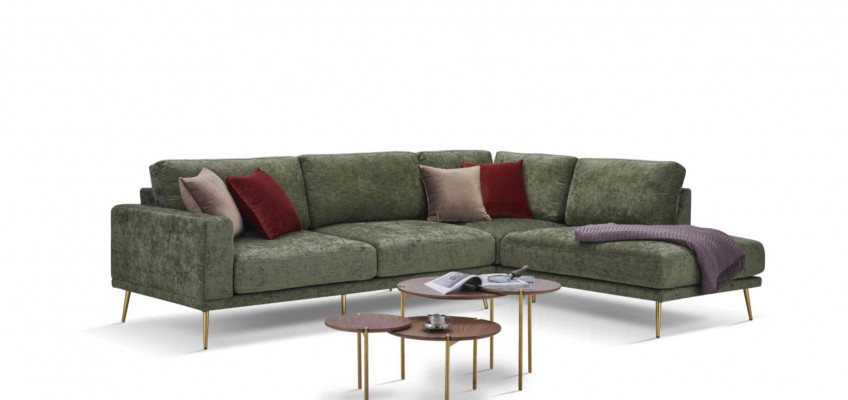 Ontwerp Stoffen Hoekbank L-vorm Bank Bank Ontwerp Bekledingsstof Textiel Decoratie Modern