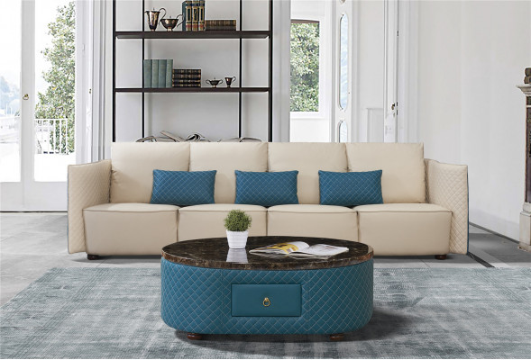 Bankstel 4 zitsbanken Luxe gestoffeerde banken Luxe stoffen banken Bankontwerper