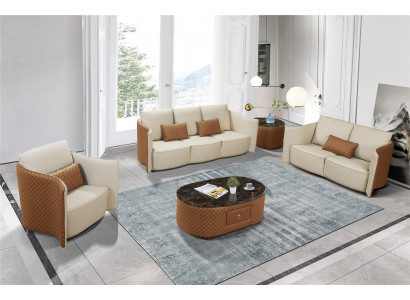 Bankstel 3+2+1 Zits Set Bankstel Modern Design Beklede Banken Bank