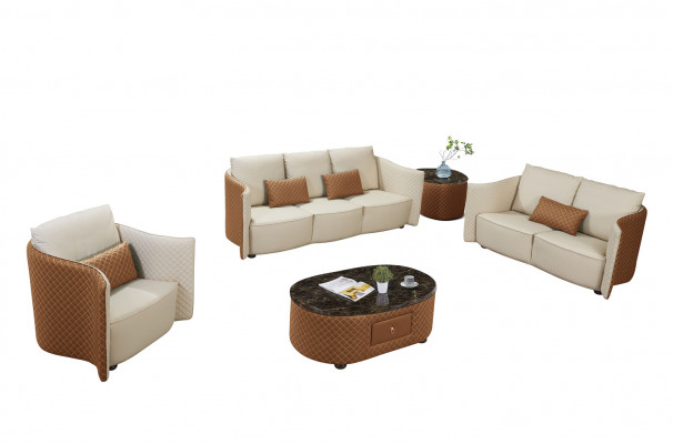 Bankstel 3+2+1 Zits Set Bankstel Modern Design Beklede Banken Bank