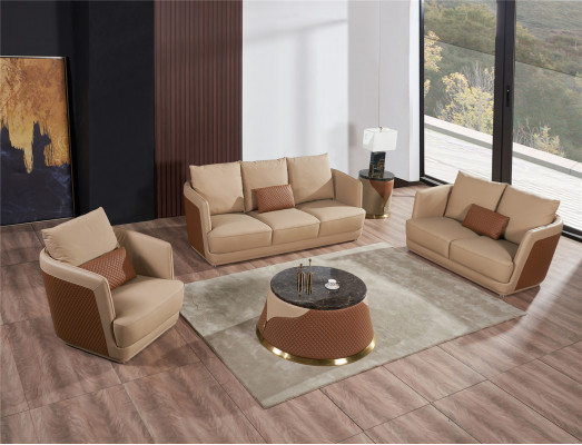 Sofa set 3 + 2 zits leren bank bank woonlandschap set ontwerp