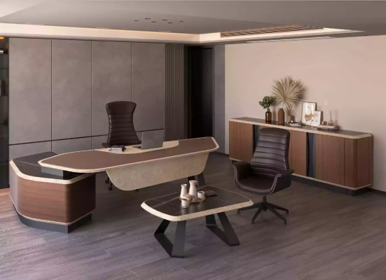 Moderne thuisset luxemeubels hoekbureau dressoir massief hout