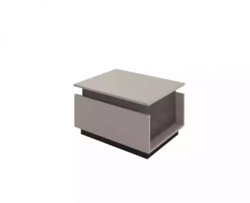 Grijze kantoorinrichting bureau dressoir kantoormeubilair Modern Hout