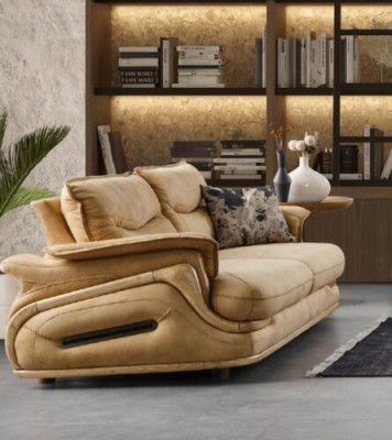 Bank 3-zits luxe meubels woonkamer klassiek driezits ontwerp Italiaans.