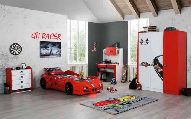 Bureau met planken Moderne kinderkamer Designmeubelen Luxe