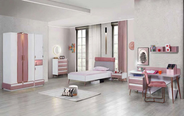 Kledingkast Kast Slaapkamer Kasten Twee kleuren Jeugd Kledingkasten