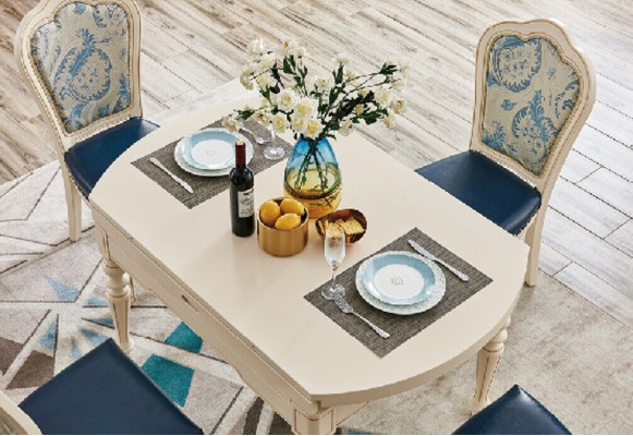 Ronde barok eettafel Tafel Klassieke eettafels Meubels Tafels Houten meubels Nieuw