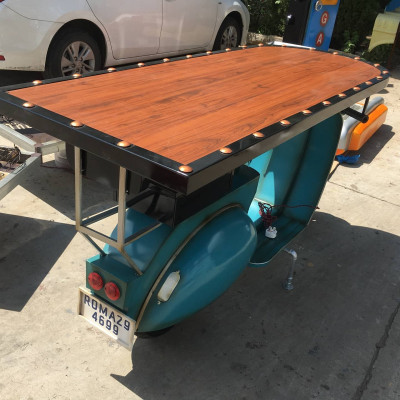 Bartafel Vintage Staantafel Buffet Console Teller Barrekken Tafels