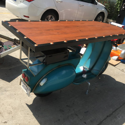 Bartafel Vintage Staantafel Buffet Console Teller Barrekken Tafels
