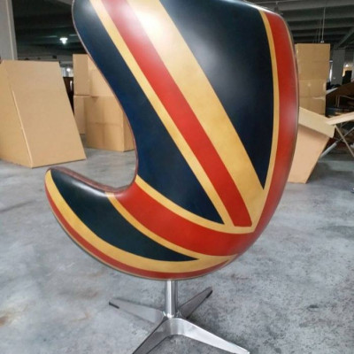 Stoel Loungestoel Vintage Draaistoel Chef Stoel Lounge Club Leder Jack