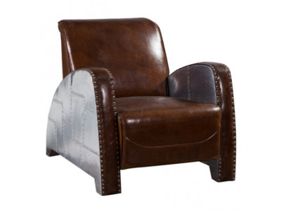 Cocktailstoel leer Vintage leren fauteuil Fauteuil Aviator Lounge Club meubels Bank Zithoek leren vintage-stoel Fauteuil Aviator Lounge Clubmeubilair Bank