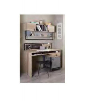 Compleet jeugdkamer kinderkamer set tafel bed kledingkast nachtkastje 4-delig.