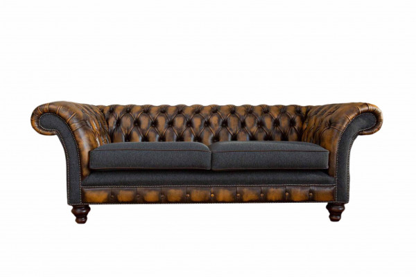 Driepersoons luxe 3-zits bank bekleding Klassiek zitkamer meubels